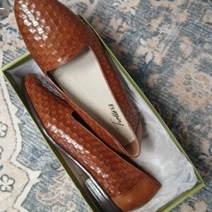 Hush Puppies Women's Brown Woven Loafers